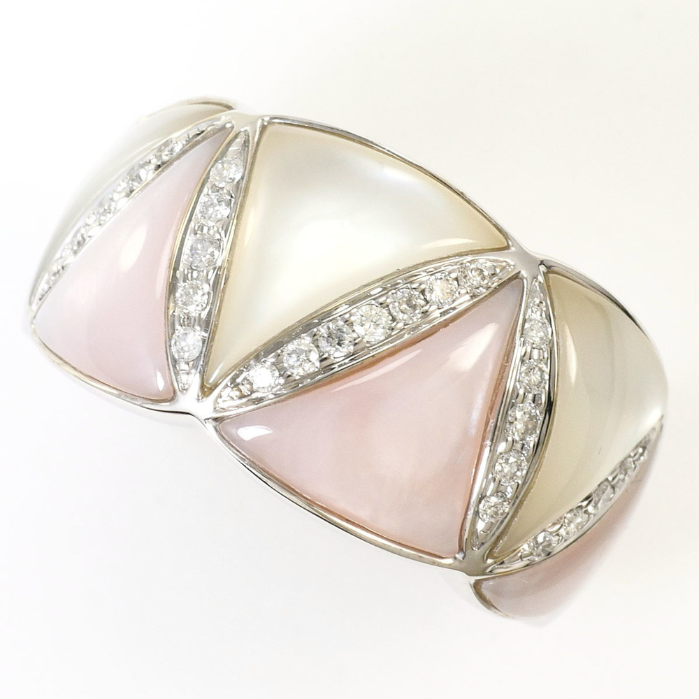 VINTAGE 18k Silver Diamond Ring